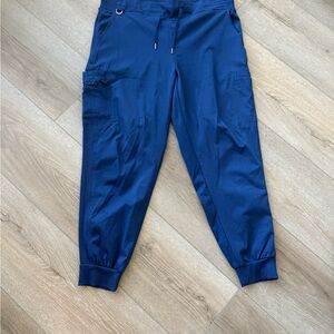 Navy Jogger Scrub Pants